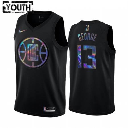 Maillot Basket Los Angeles Clippers Paul George 13 Iridescent HWC Collection Swingman - Enfant